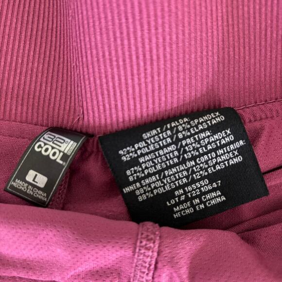 32 Degrees Cool Skort Women's Size L Rose Pink Pockets Built In Shorts Stretch - Picture 8 of 9